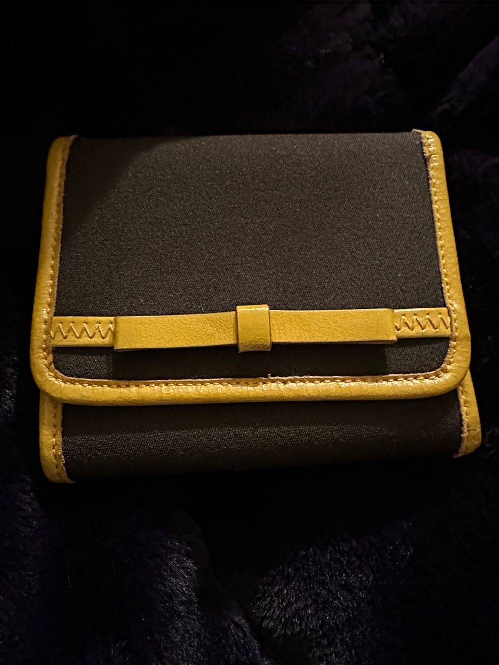 RARE Miu Miu Wallet with Yellow bow wallet from 1998-2000